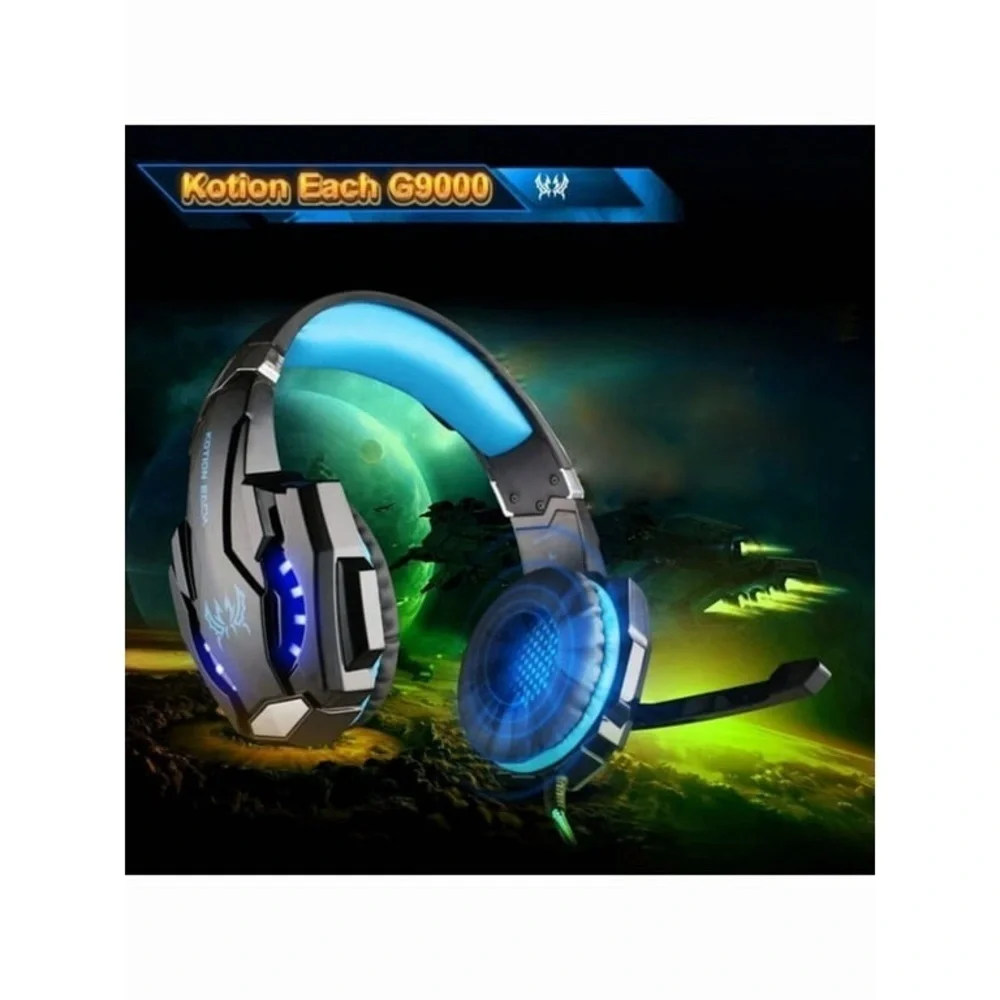 New Blue and Black Gaming Headset